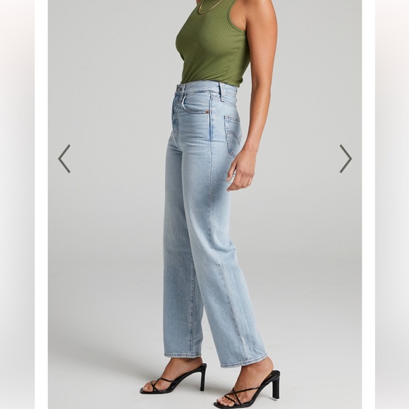 Levi's Ribcage Straight Jeans Size 30 - Picture 3 of 6